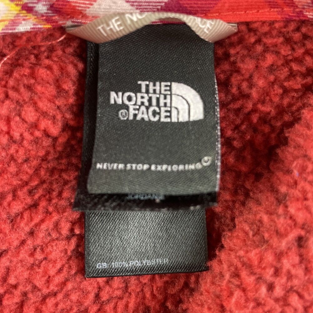 The North Face Jacket Womens Small Red Hoodie Pullover Heathered Hiking Outdoors - Picture 5 of 9